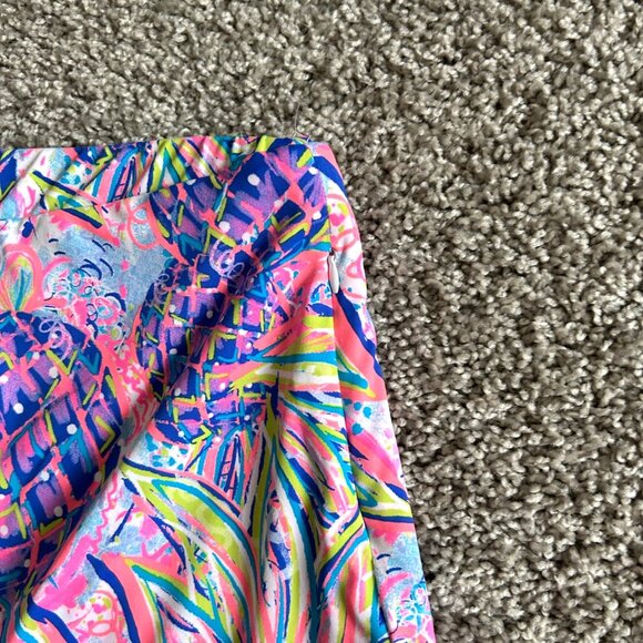 Lulu B Womens Sz Large Pineapple Print Casual Skort Multicolor - Picture 3 of 9